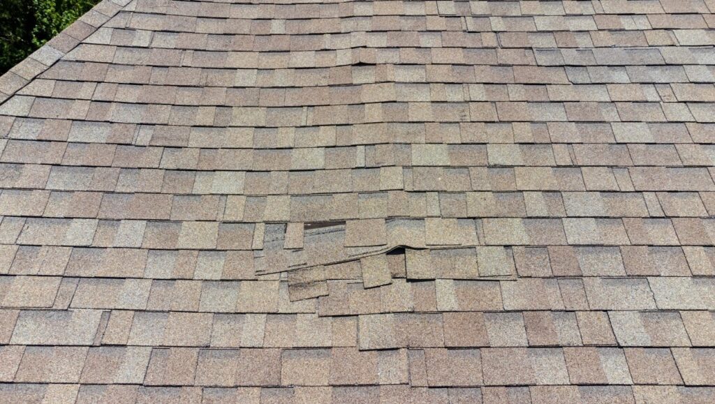 cracked shingles