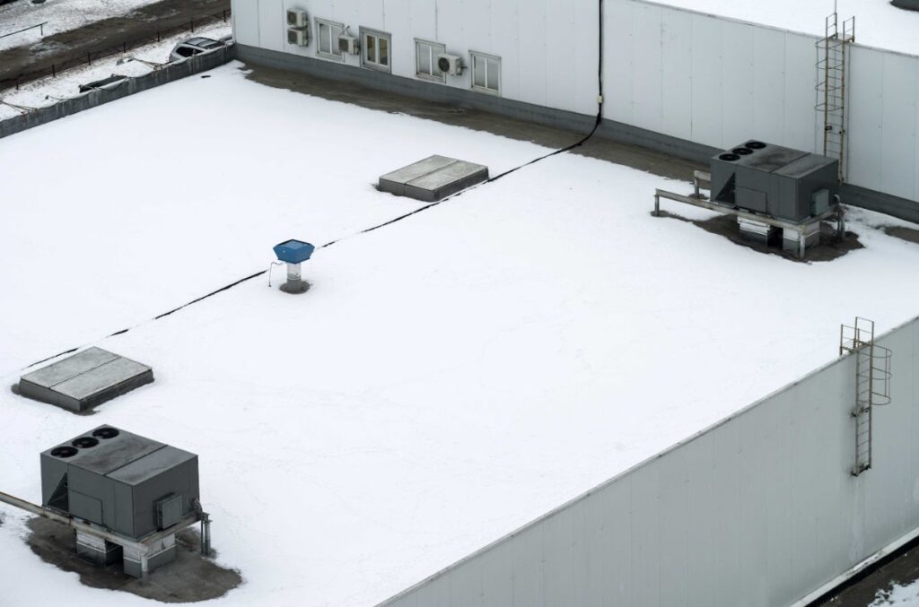 commercial roofing in cold climates